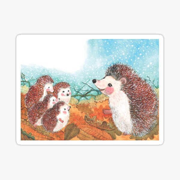 Item preview, Hedgehogs talking to each other  designed and sold by Julia Doria.