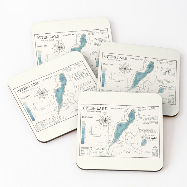 Item preview, Otter and Nymph Lakes WI Waupaca County  designed and sold by Jean Plout.