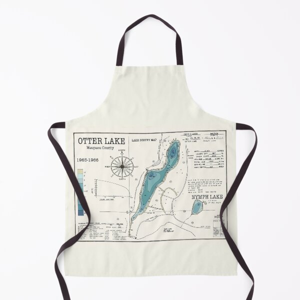 Item preview, Otter and Nymph Lakes WI Waupaca County  designed and sold by Jean Plout.