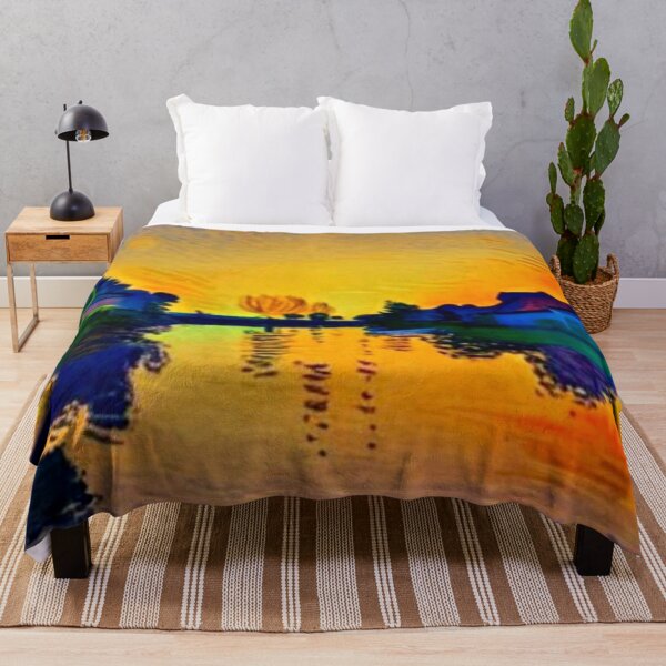 Item preview, Sunset upon the river designed and sold by George Hutton Hunter.