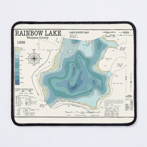 Item preview, Rainbow Lake WI Waupaca County designed and sold by Jean Plout.