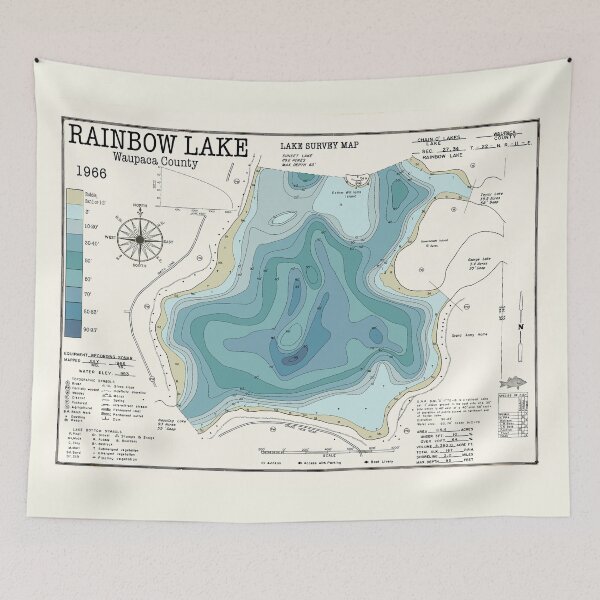 Item preview, Rainbow Lake WI Waupaca County  designed and sold by Jean Plout.