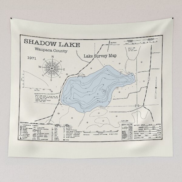 Item preview, Shadow Lake WI Waupaca County  designed and sold by Jean Plout.