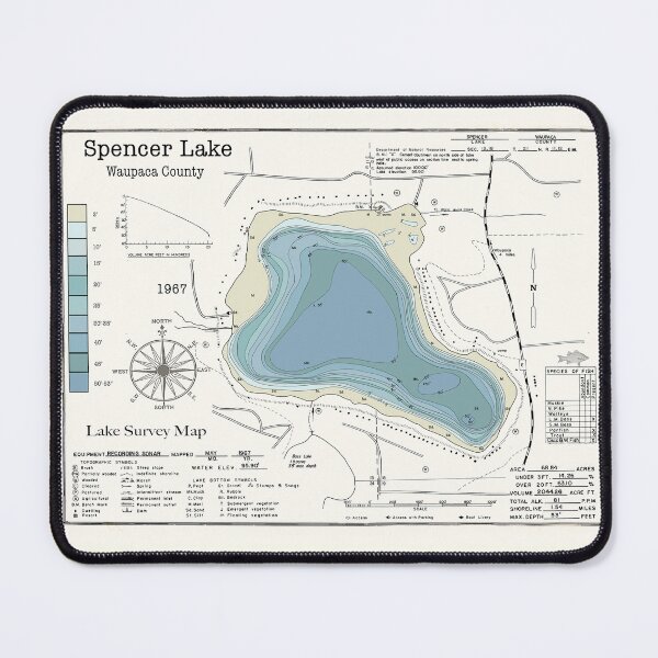 Item preview, Spencer Lake WI Waupaca County designed and sold by Jean Plout.