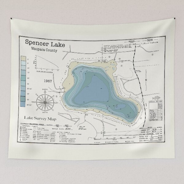 Item preview, Spencer Lake WI Waupaca County  designed and sold by Jean Plout.