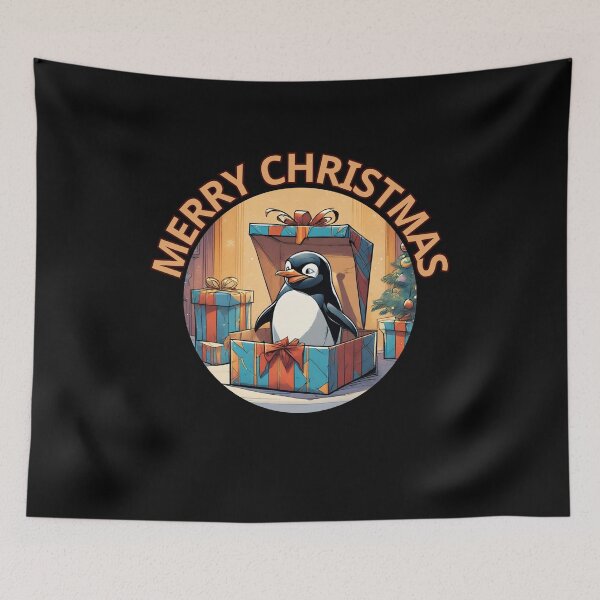 Item preview, Whimsical Penguin: Cozy Winter Wonderland Delight designed and sold by ChicTrendz.