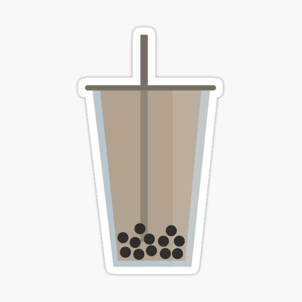 Vista previa del artículo con la obra «Té de burbujas con tapioca», diseñado y vendido por SatuStudio.