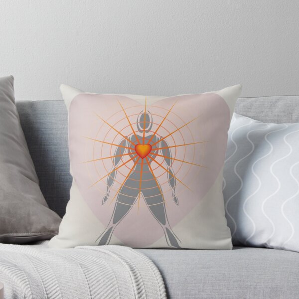 Item preview, Illustration Body Silhouette with Heart and Rays of Light on Big Heart Background designed and sold by WinfinityDesigns.