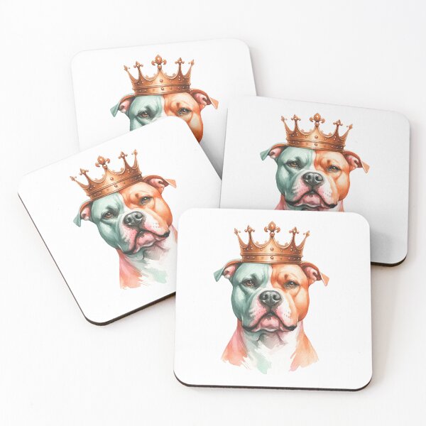 Item preview, Pitbull Royalty: Elegant Watercolor Essence designed and sold by WatercolorWhisk.