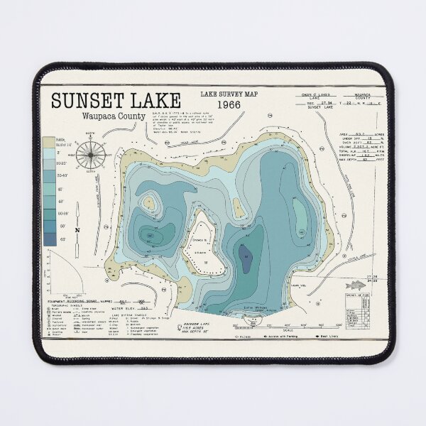 Item preview, Sunset Lake WI Waupaca County designed and sold by Jean Plout.