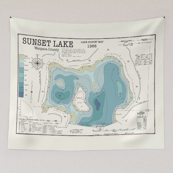 Item preview, Sunset Lake WI Waupaca County  designed and sold by Jean Plout.