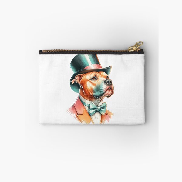 Item preview, Dapper Pitbull: Gentleman's Essence in Watercolor designed and sold by WatercolorWhisk.
