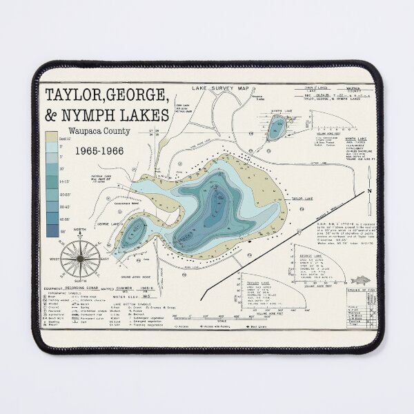 Item preview, Taylor-George-Nymph Lakes WI Waupaca County designed and sold by Jean Plout.