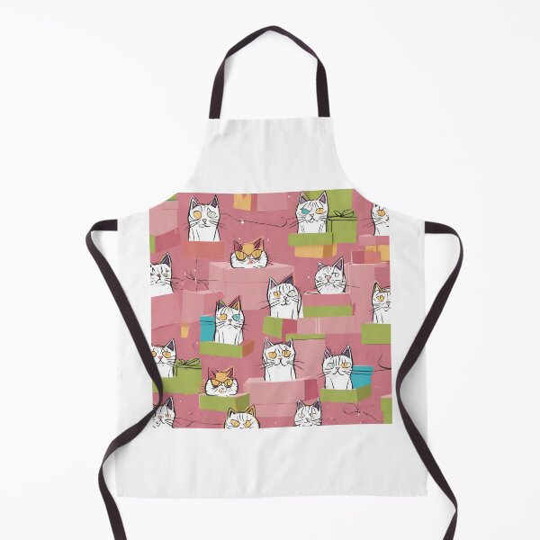 Item preview, cats seamless pattern designed and sold by pig2u.
