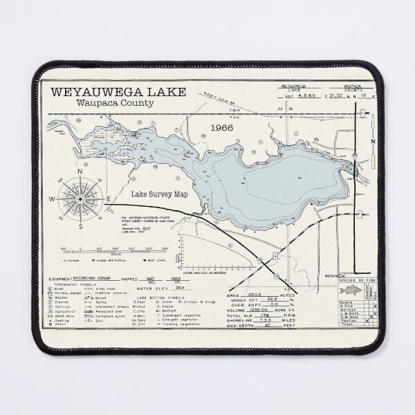 Item preview, Weyauwega Lake WI Waupaca County designed and sold by Jean Plout.