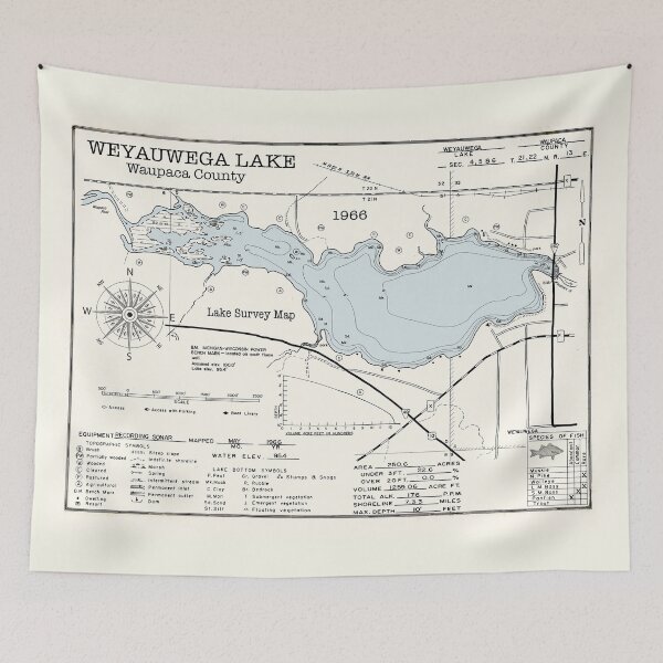 Item preview, Weyauwega Lake WI Waupaca County  designed and sold by Jean Plout.