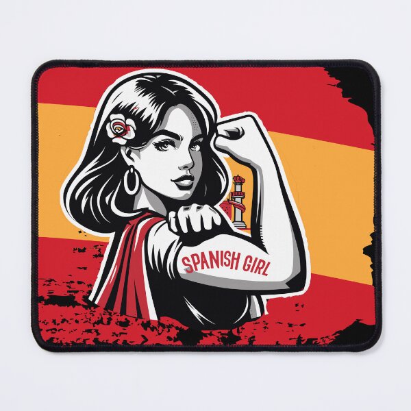 Item preview, Spanish Girl propaganda style designed and sold by maxcaballero111.