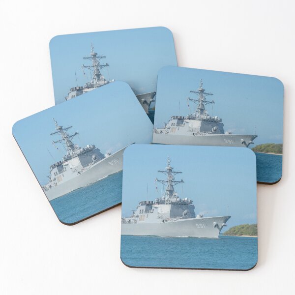 Item preview, STK108898M-Republic of Korea Navy guided-missile destroyer Sejong the Great in Pearl Harbor. designed and sold by StocktrekImages.