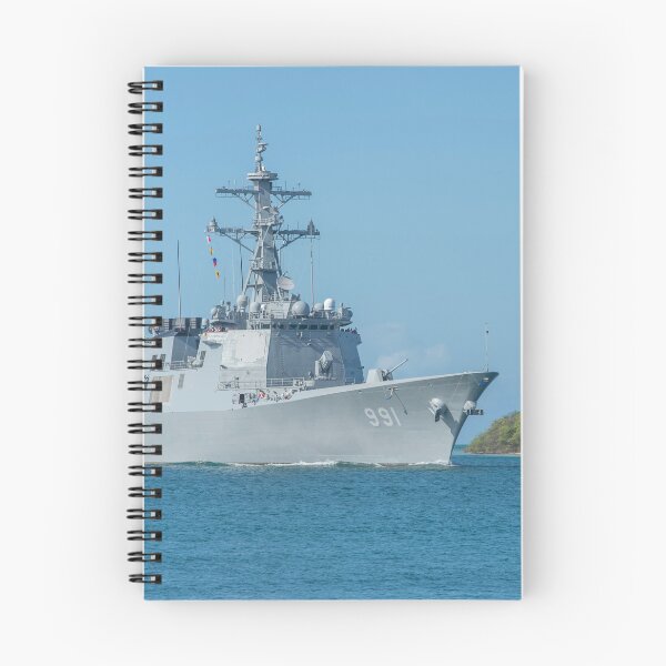 Item preview, STK108898M-Republic of Korea Navy guided-missile destroyer Sejong the Great in Pearl Harbor. designed and sold by StocktrekImages.