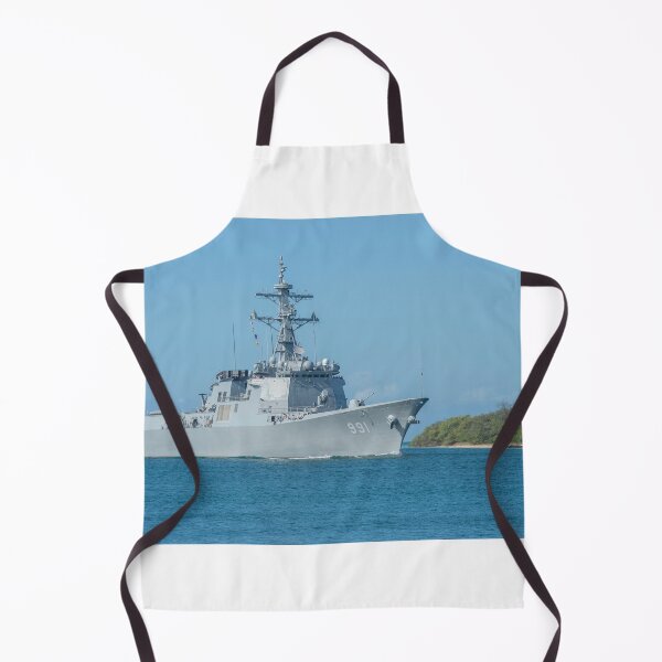 Item preview, STK108898M-Republic of Korea Navy guided-missile destroyer Sejong the Great in Pearl Harbor. designed and sold by StocktrekImages.