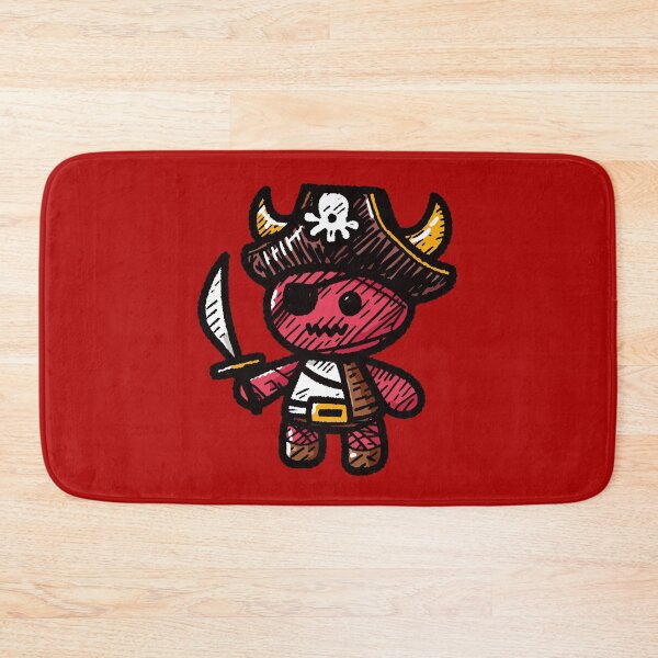 Item preview, Doodle Stuffed Toy Devil Pirate designed and sold by TomFrontierArt.