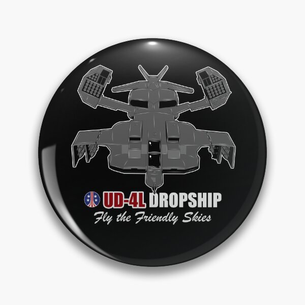 Item preview, UD-4L Dropship designed and sold by SideQuest - Scribbled Chaos!.