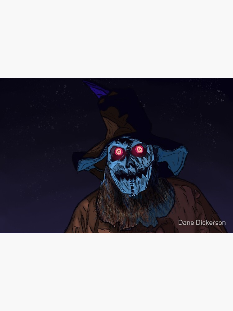 Scarecrow scythe  Art Print for Sale by Wildepixel