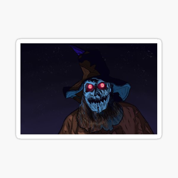 Hell Yeah It's Scarecrow Time! Sticker