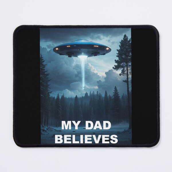 Item preview, My Dad Believes UFO Poster designed and sold by NordicBadger.