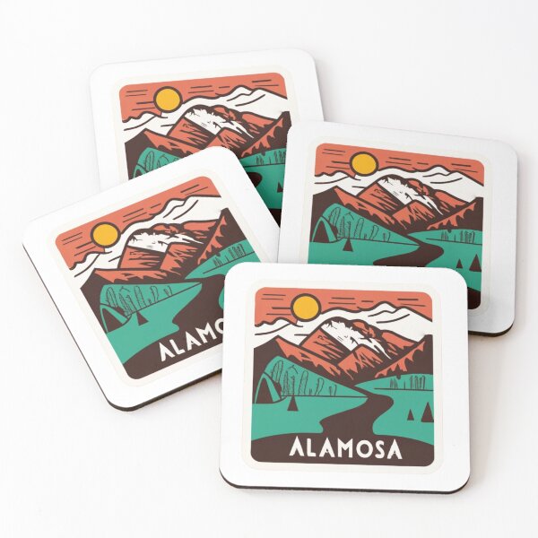 Item preview, Alamosa, Colorado | Sunset in the mountains with Alamosa river designed and sold by CircinusStore.