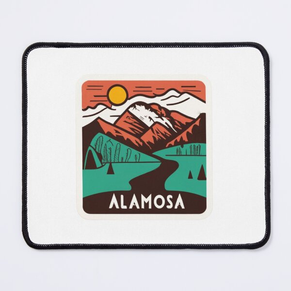 Item preview, Alamosa, Colorado | Sunset in the mountains with Alamosa river designed and sold by CircinusStore.
