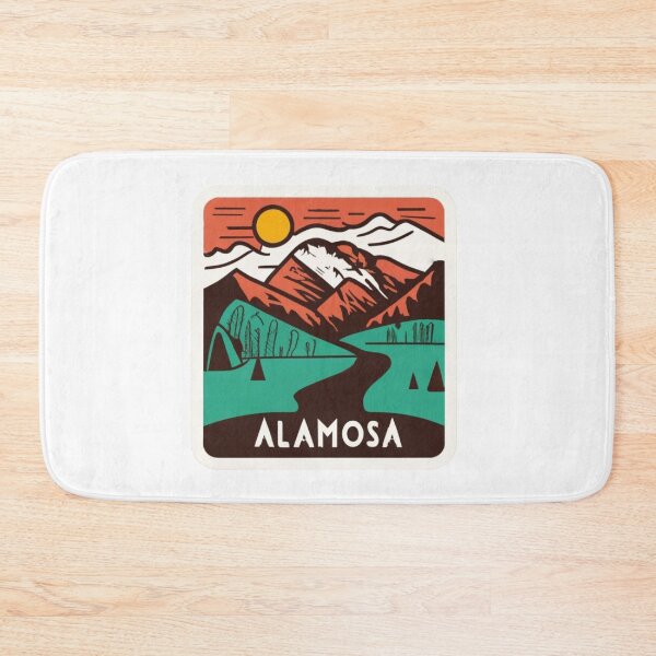 Item preview, Alamosa, Colorado | Sunset in the mountains with Alamosa river designed and sold by CircinusStore.