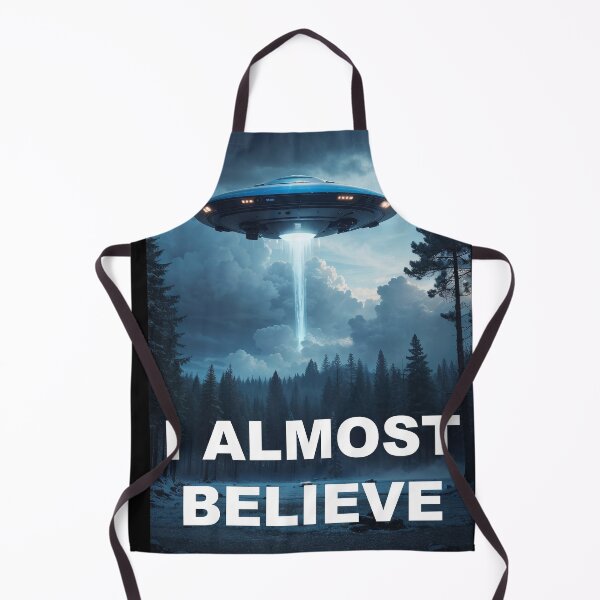 Item preview, I Almost Believe UFO Poster designed and sold by NordicBadger.