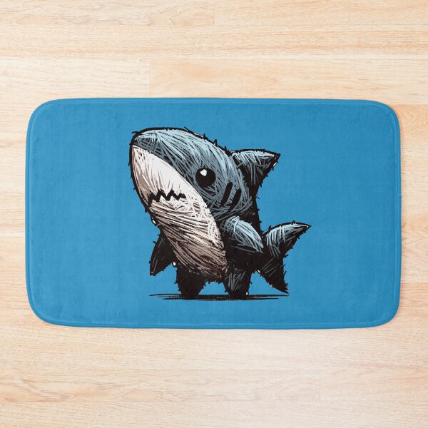 Item preview, Doodle Stuffed Toy Shark designed and sold by TomFrontierArt.