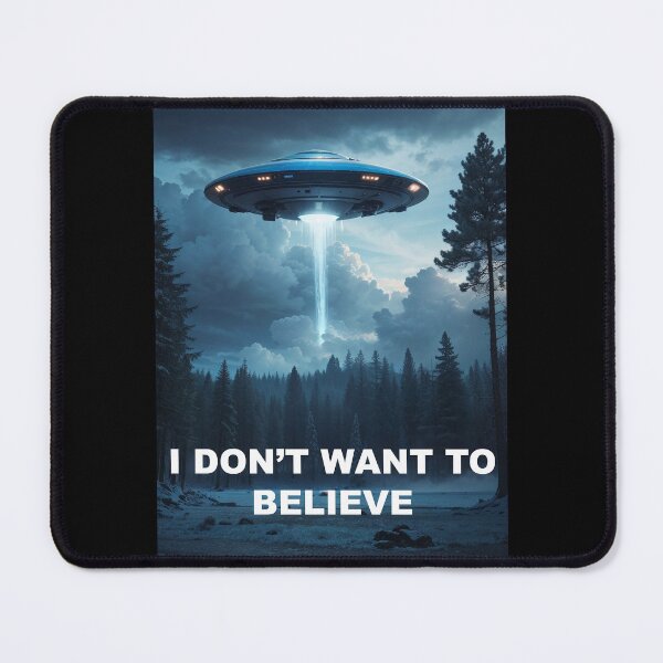 Item preview, I Don't Want To Believe UFO Poster designed and sold by NordicBadger.