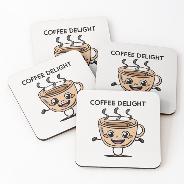 Item preview, "Vibrant 'Coffee Delight' Tee - Cartoon Coffee Love" designed and sold by AI-volution.