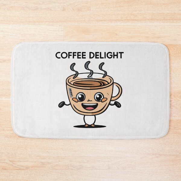 Item preview, "Vibrant 'Coffee Delight' Tee - Cartoon Coffee Love" designed and sold by AI-volution.