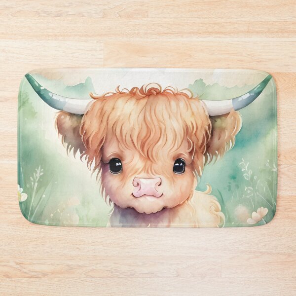 Item preview, Watercolor Scottish Highland cow designed and sold by Nolan6.