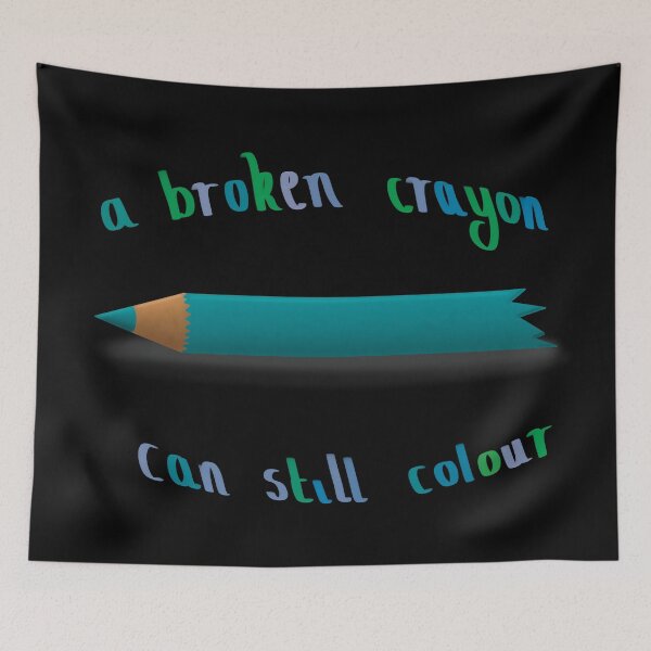 Item preview, Broken Crayon designed and sold by MadeByGeeClowes.