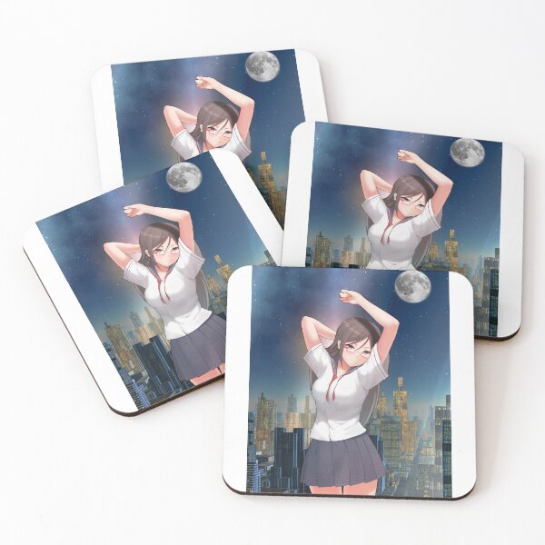Artikelvorschau, Manga Mädchen im Mondschein entworfen und verkauft von Swissdesigns.
