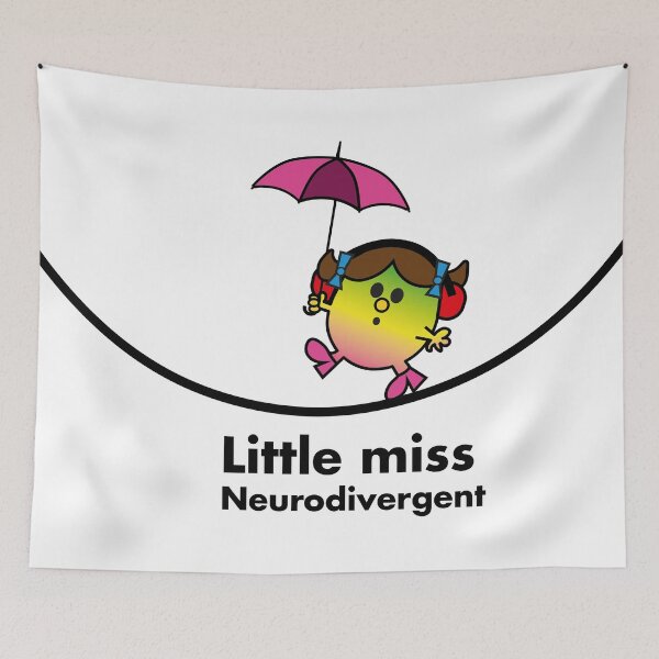 Item preview, little miss neurodivergent designed and sold by naiverider.