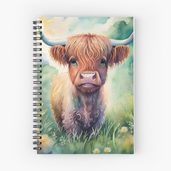 Item preview, Watercolor Scottish Highland cow designed and sold by Nolan6.