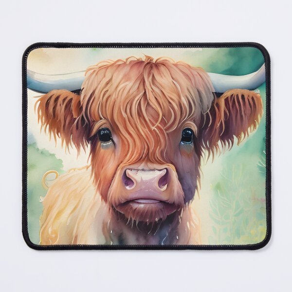 Item preview, Watercolor Scottish Highland cow designed and sold by Nolan6.
