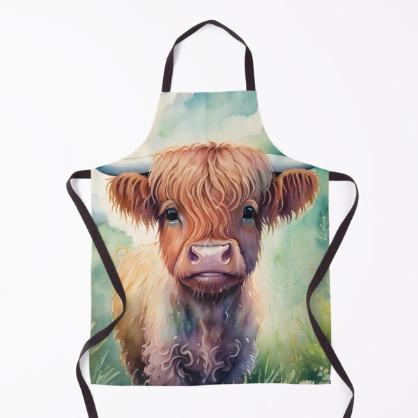 Item preview, Watercolor Scottish Highland cow designed and sold by Nolan6.
