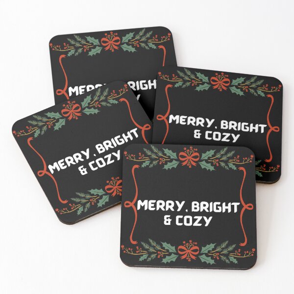 Item preview, Merry, Bright & Cozy" Christmas t-shirt designed and sold by Nara8.