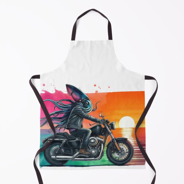 Item preview, Squid riding a motorcycle. designed and sold by winrich.