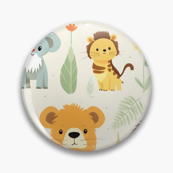 Item preview, Safari cute animals pattern for baby designed and sold by Cris888.