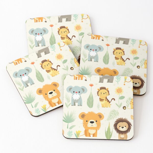 Item preview, Safari cute animals pattern for baby designed and sold by Cris888.