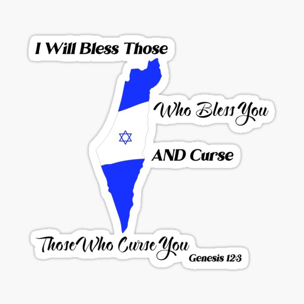 Item preview, I Will Bless Those Who Bless You Curse Those Who Curse You designed and sold by Sheepherder120.