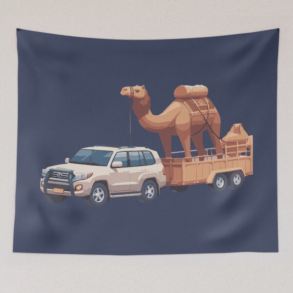 Item preview, Camel Towing - A Cheeky Nod to Humor designed and sold by Sir Meow Meow.
